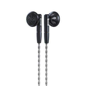 FiiO/飞傲 FF5 可换线碳基振膜金属平头式耳机有线HIFI单动圈耳塞