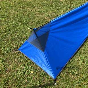 单人无杆便携A字露营睡袋帐篷蚊帐超轻量化户外装备应急帐篷