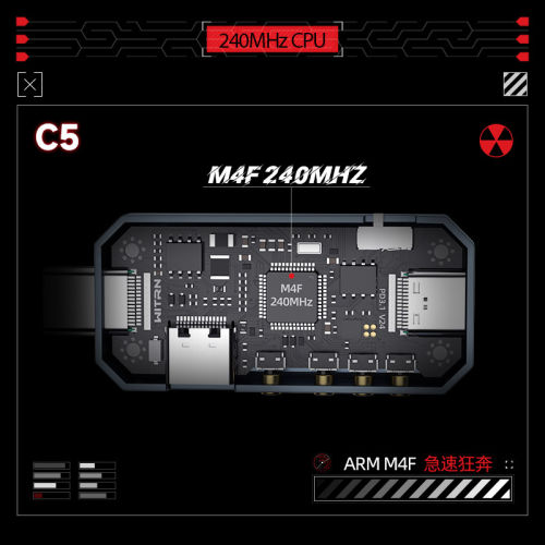 WITRN维简C5检测仪USB电压电流表测试仪PD3.1诱骗EPR老化激活48V