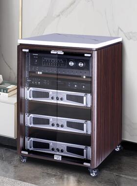 专业12U16U22U家用影音功放机柜KTV音响柜家庭影院航空视听机架子