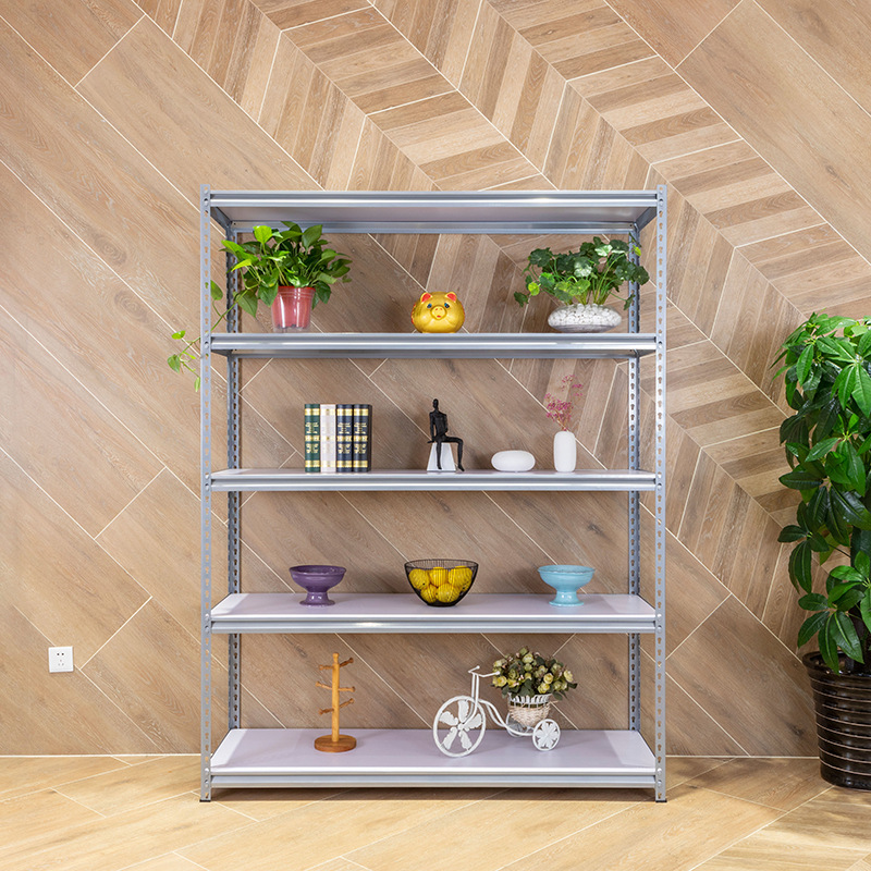 灰色外葫芦孔仓库仓储物架超市展示架铁架M子角钢架置物架家用货