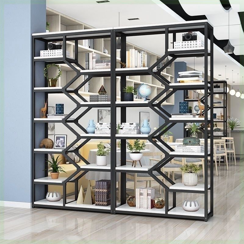 办公室隔断置物架多层书架展示架客厅隔断屏风置物架玄Y关柜装饰