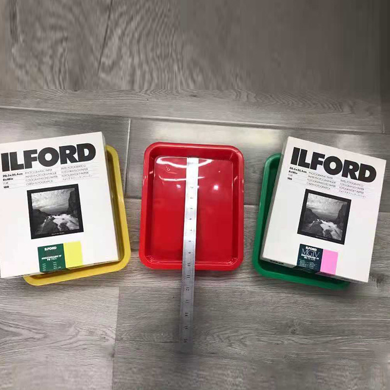 【古铜色摄影】暗房黑白彩色相纸冲洗多规格显影盘