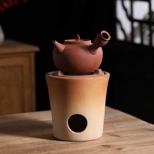 陶土煮茶壶功f夫烧水壶家用陶瓷泡茶壶耐高温煮水壶煤气明火煮茶