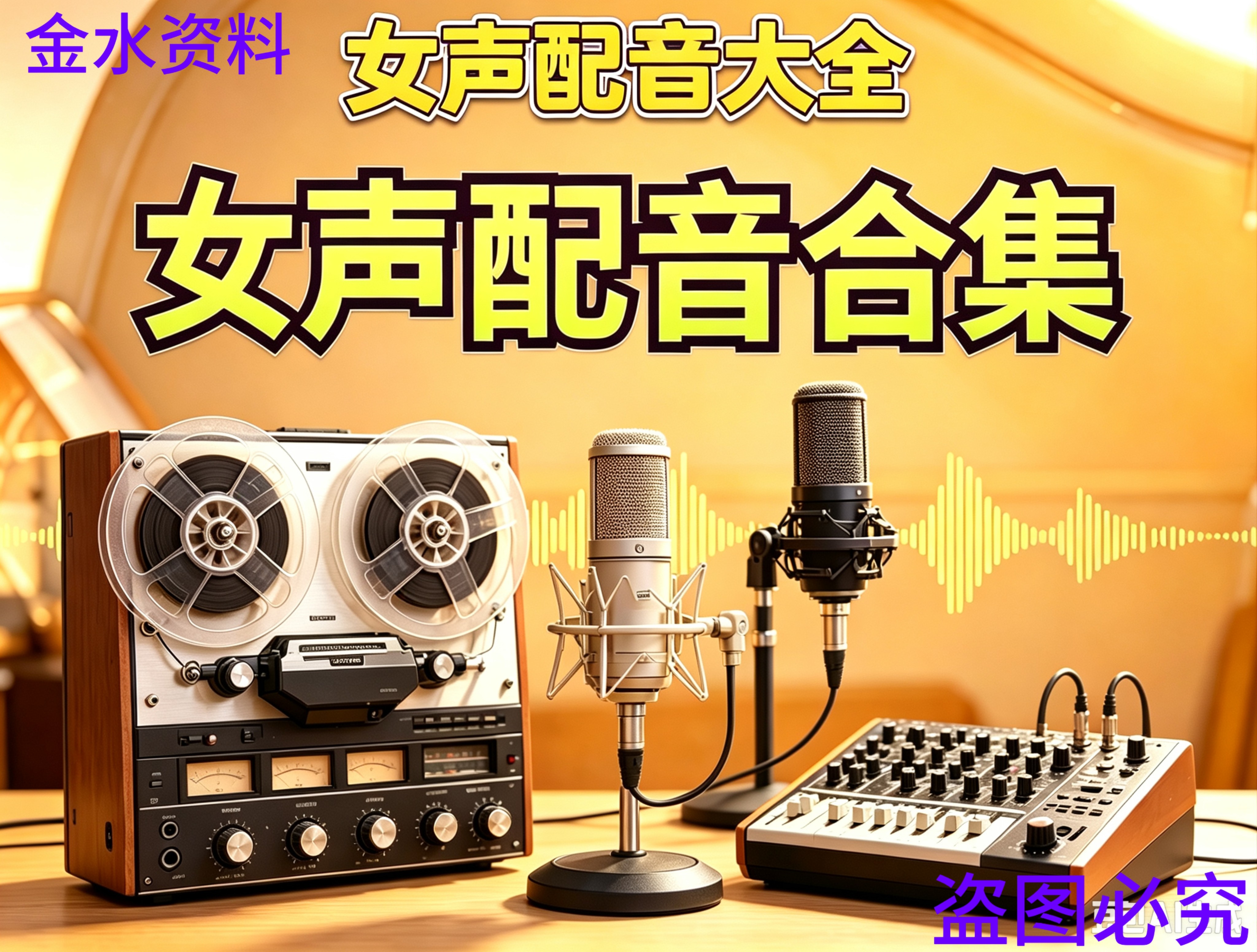 女声中文有声配音合集大全 好听刻录盘个性化服务