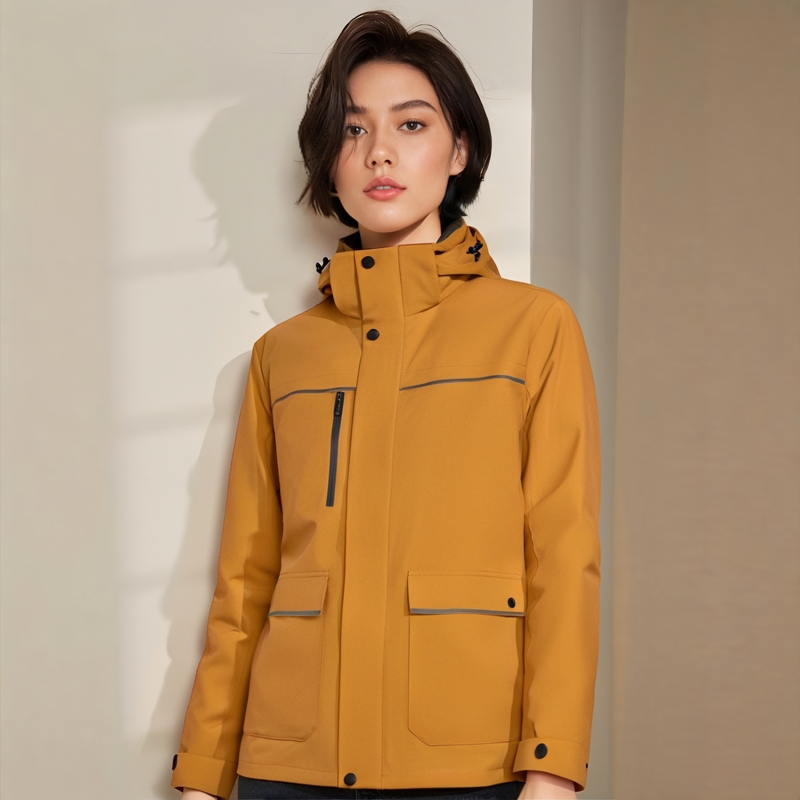 高端户外冲锋衣男女士中性冲锋衣