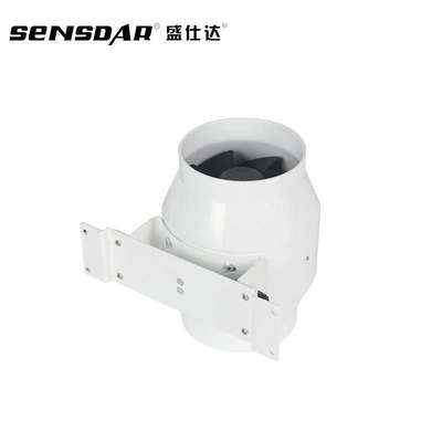 EC变频管道风机强力静音排气扇4寸100mm口径110v抽风机可无极调速