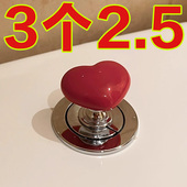 彩色爱心马桶按压器通用心形按马桶按钮厕所按键美甲马桶冲水神器