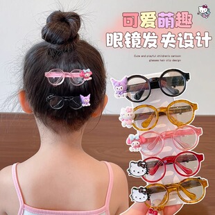 儿童发夹可爱卡通KT猫发卡女童头饰宝宝发饰后脑勺碎发小女孩发饰