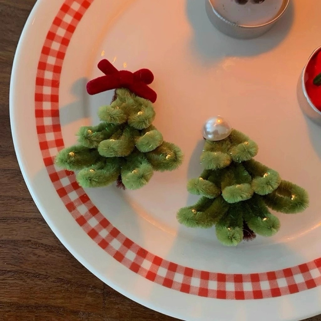 一起过圣诞叭可爱圣诞节帽子发箍女款毛绒发夹秋冬头箍发饰头饰品