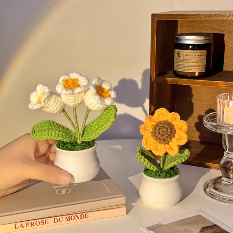 生日礼物女生向日葵花束小摆件