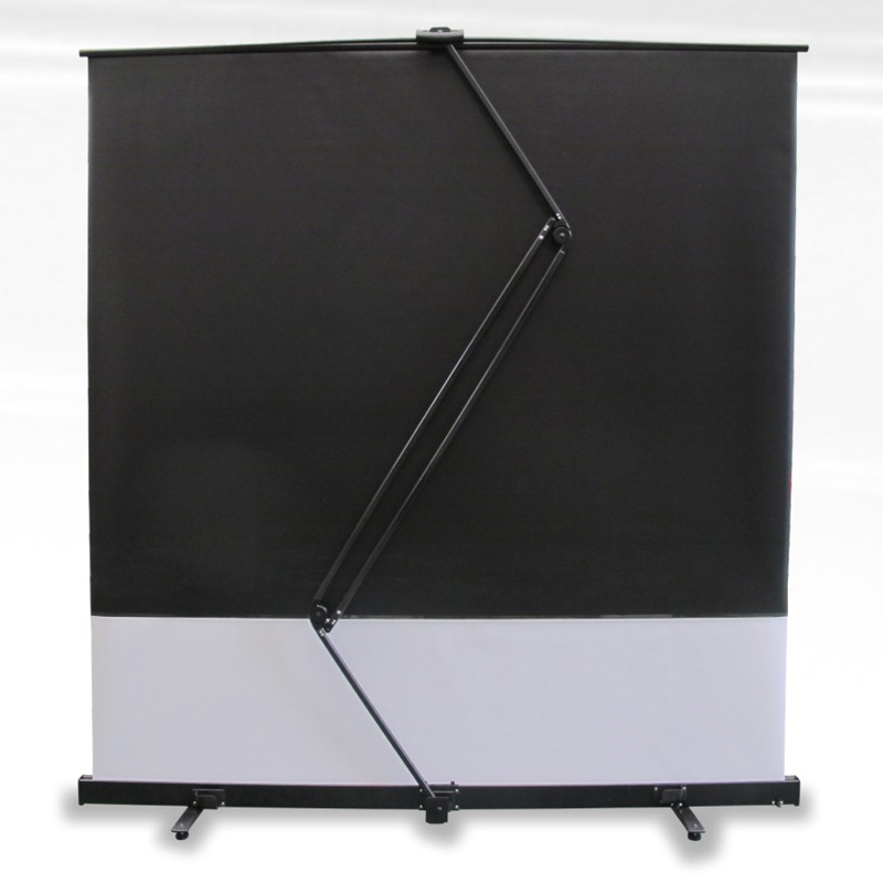 经科JK铂铝超轻Z型地拉幕布玻纤白幕移动户外落地支架72/80/92/10