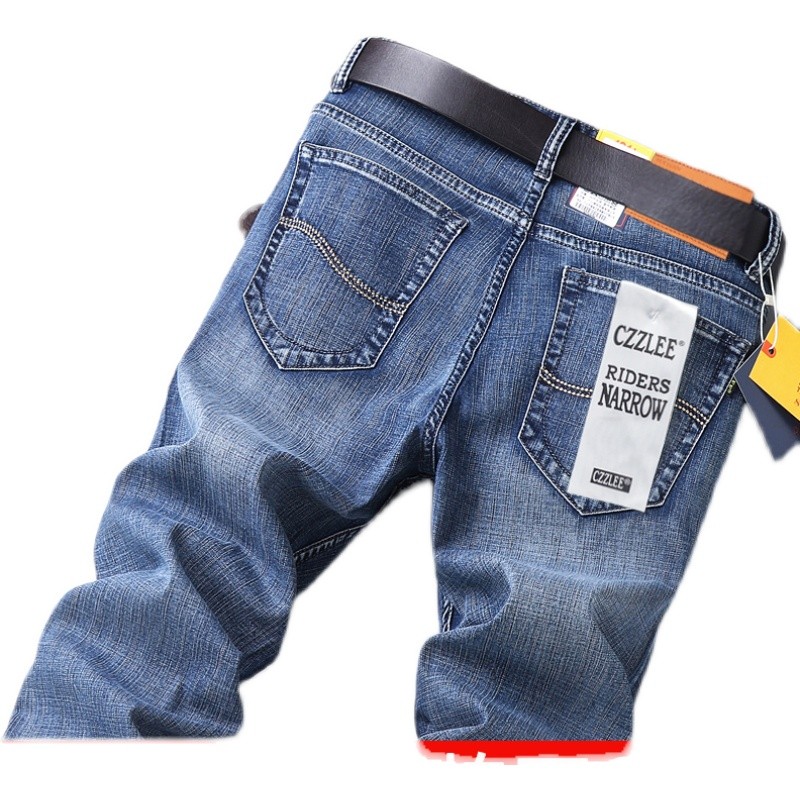 2021秋季新款男士牛仔裤直筒宽松春秋百搭休闲弹力加绒长裤秋冬款