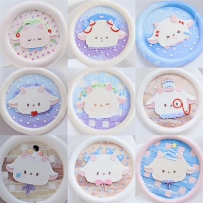 火漆印章章头蝴蝶结玫瑰弗洛伊德可爱羊羊浮雕请柬封口铜头邮票