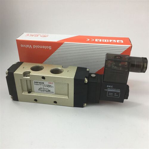 DKC电磁阀DSF352S DSF453S DSF352D DSF453D先导换向阀气阀AC220V