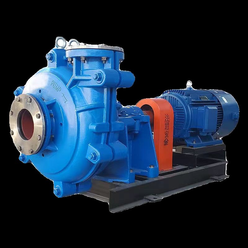 卧式渣浆泵大型抽j沙泵吸砂机泥浆泵100zj洗砂砾矿浆水泵6寸抽泥