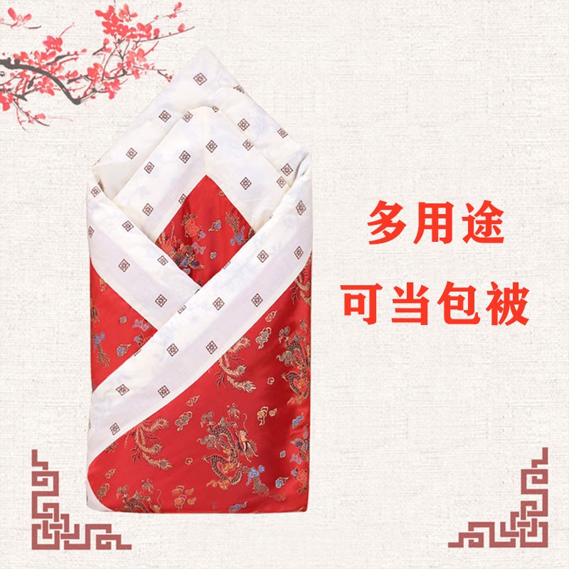 新生儿棉被婴儿小被子宝宝纯棉花填充的春秋冬季四季通用被褥床品