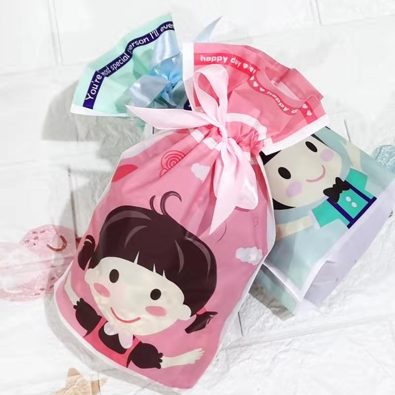 幼儿园欢乐喜糖袋小朋友生日礼品袋烘焙包装饼干零食结婚礼糖果袋