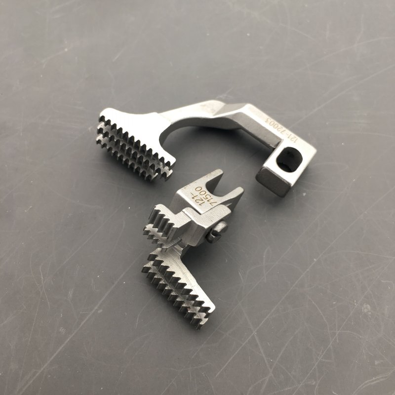 重机6700 6714锁边机四线密拷针位组 拷边机针头针板牙齿压脚