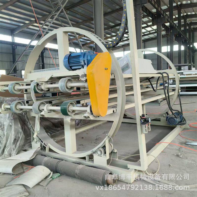 全自动O型翻板机在线使用 门板鼠笼式单板翻面机 180度翻转机器
