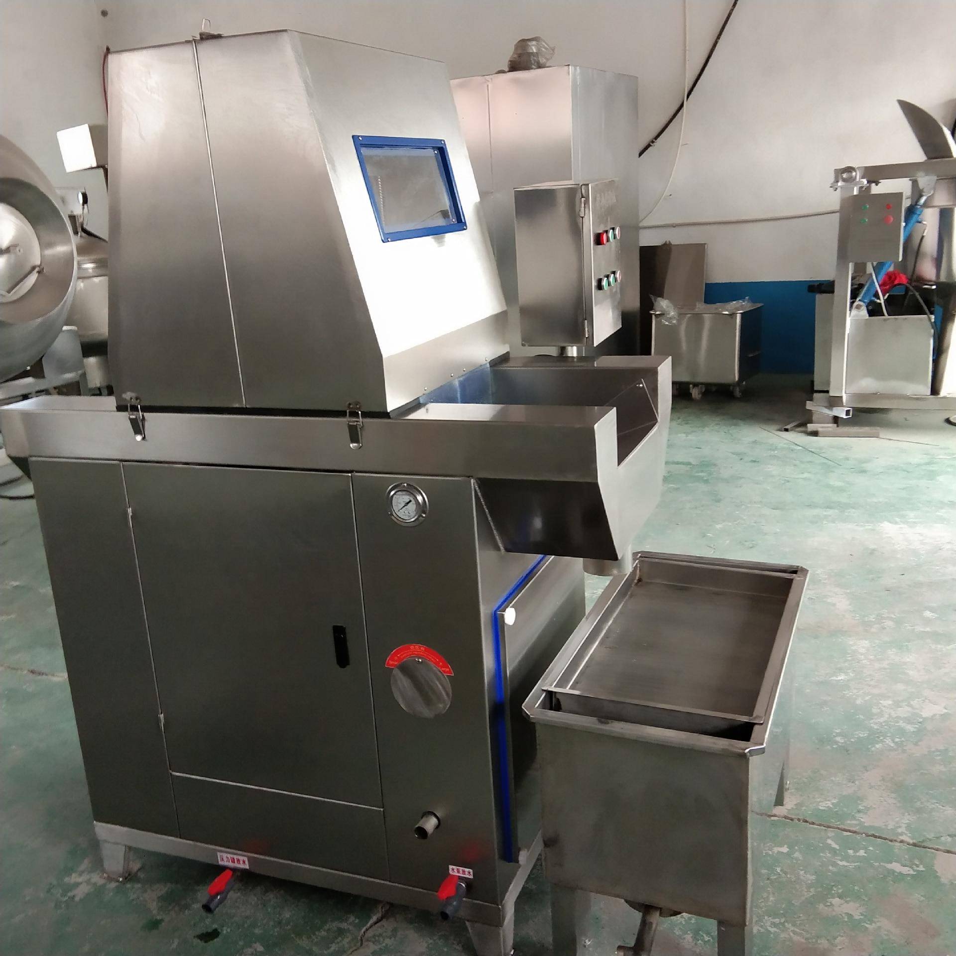 全自动盐水注射机 带骨盐水注入器 烤鸡鸭鹅带骨盐水注射设备