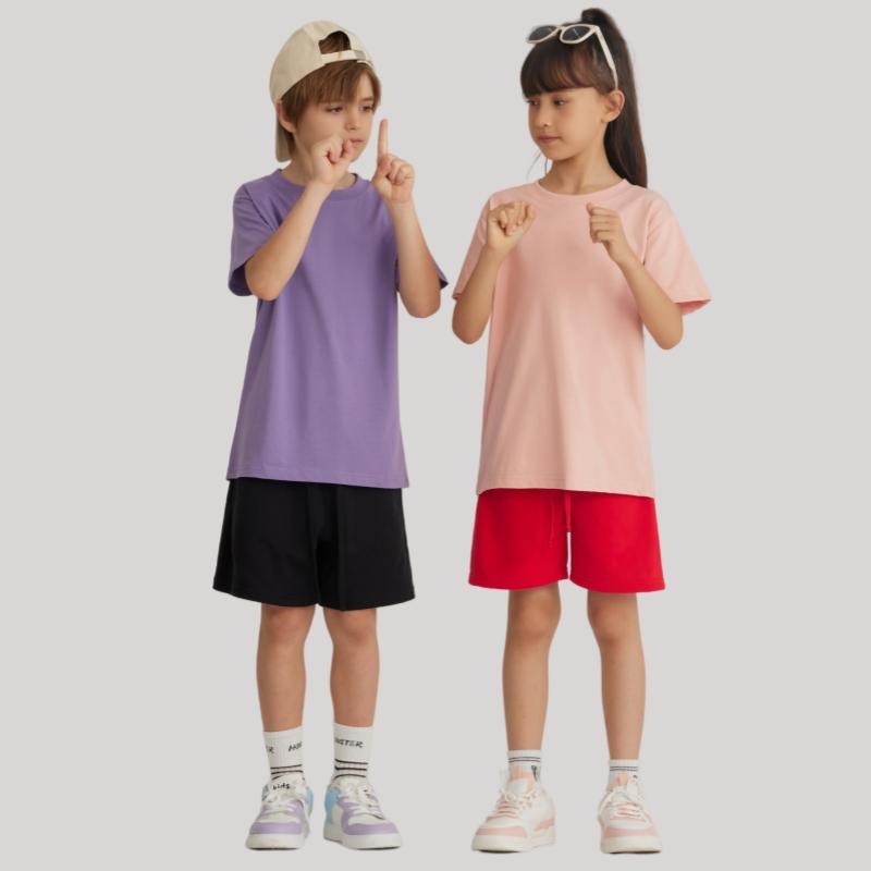 纯棉儿童t恤定制logo幼儿园小学生毕业班服印字印照片短袖定做DIY