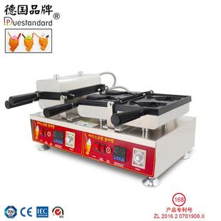 新款 烤鲷鱼数显风味街头小吃烤饼机 日本开口鲷鱼烧机日式