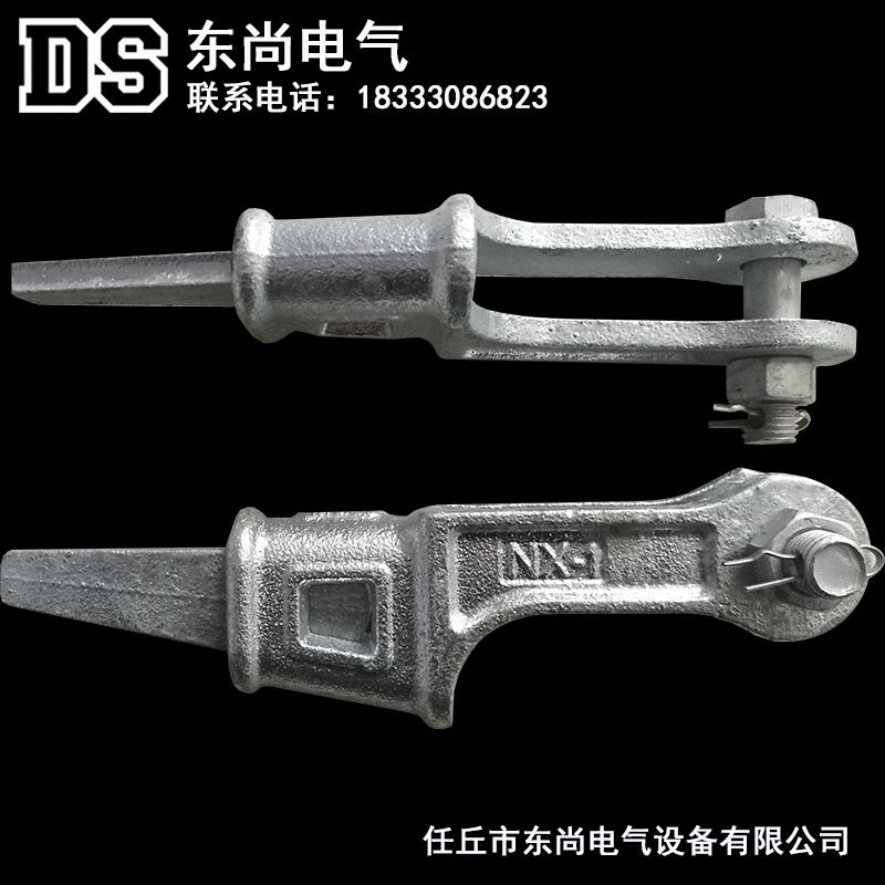 UT线夹NX楔形线夹拉线金具上下把拉线棒地锚石拉紧绝缘子电力金具
