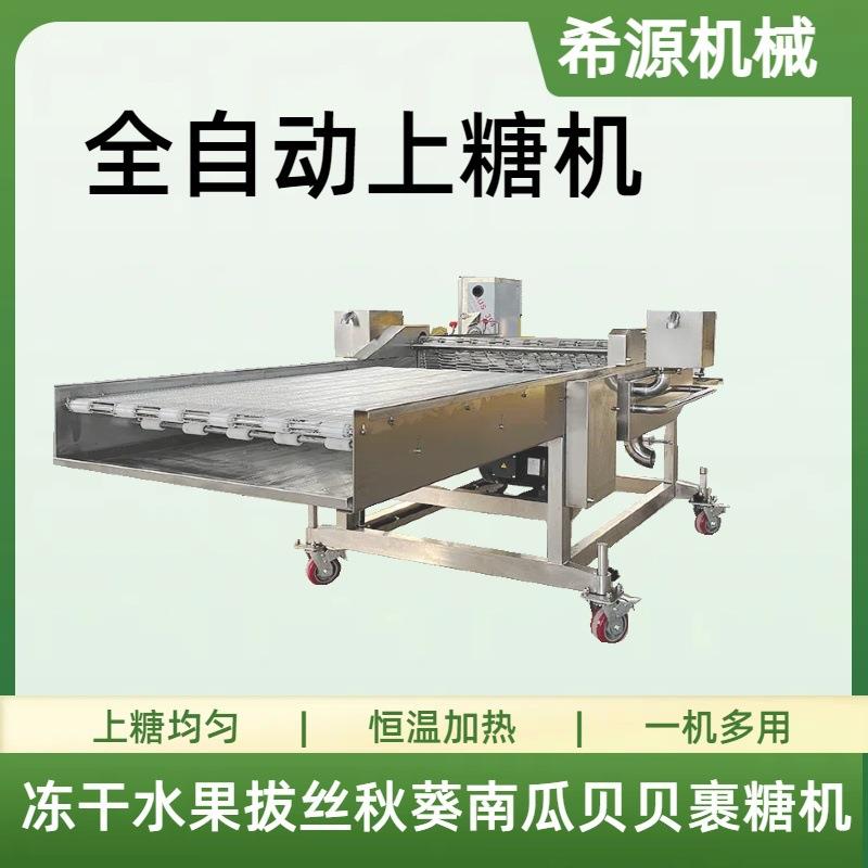 冻干山楂裹糖机 冰糖葫芦上糖浆设备 冻干草莓酸奶上糖机