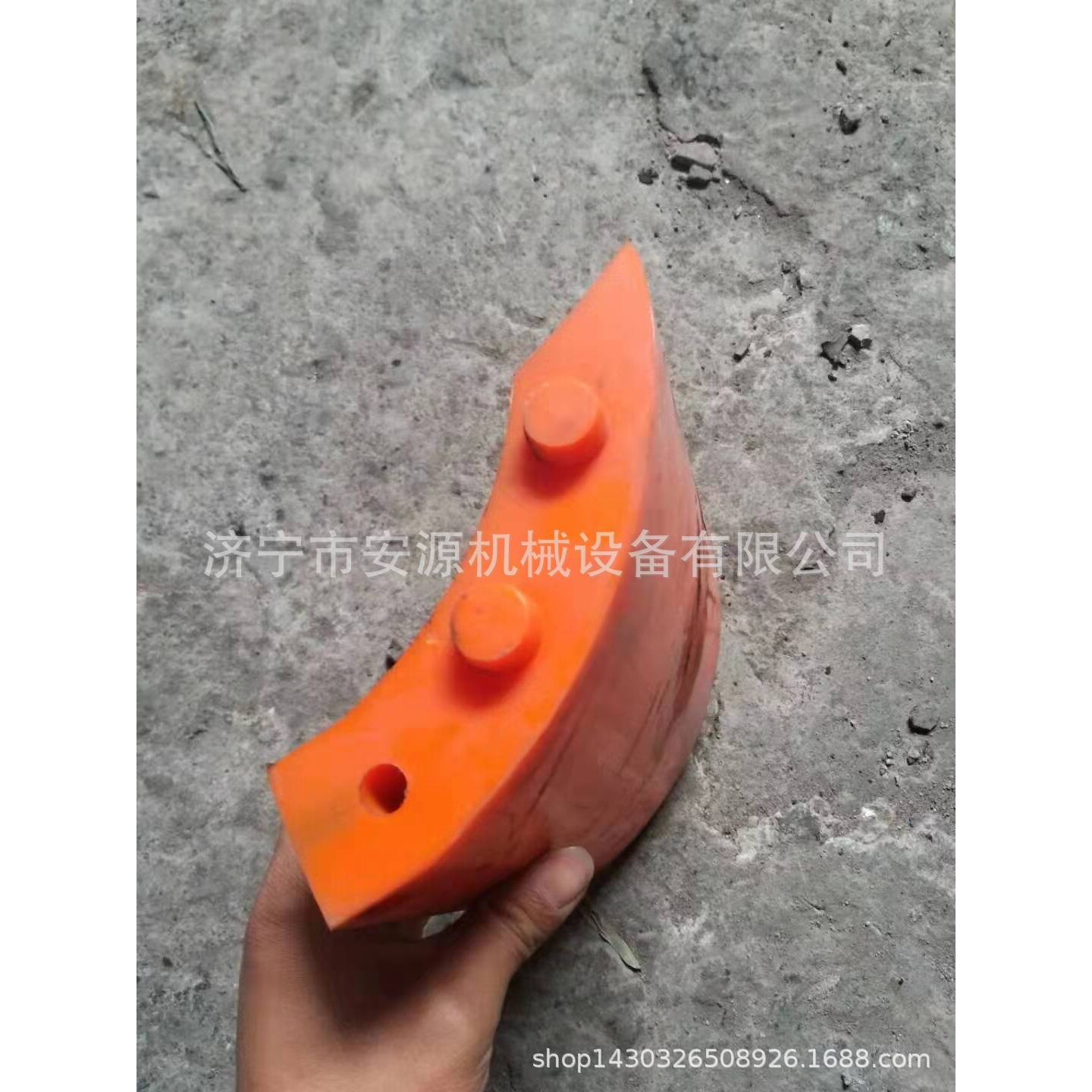 皮带机聚氨酯清扫器刮刀 整体式聚氨酯刮刀 200mm清扫器刀头