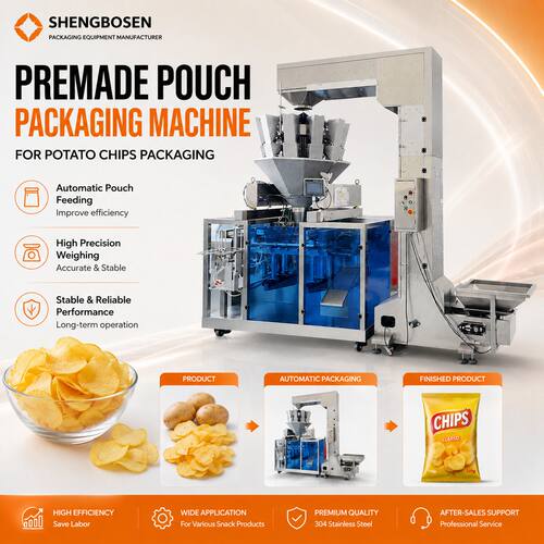 Potato chips snack food packaging machine granule packaging