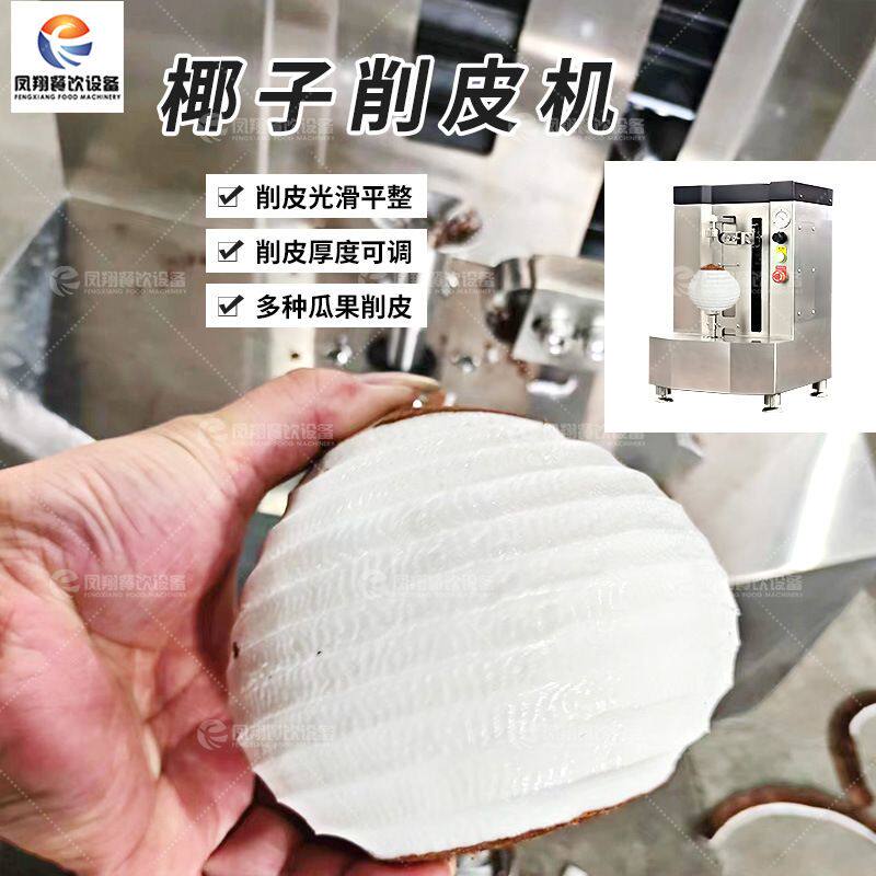 凤翔 源头工厂直销台式椰子削皮机老椰子去皮机削皮表面光滑平整