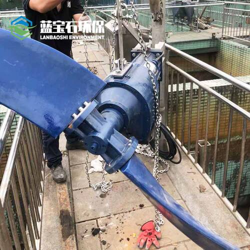 HDT低速潜水推流搅拌器更换机头 LFP淹没式污水推进器电机减速机