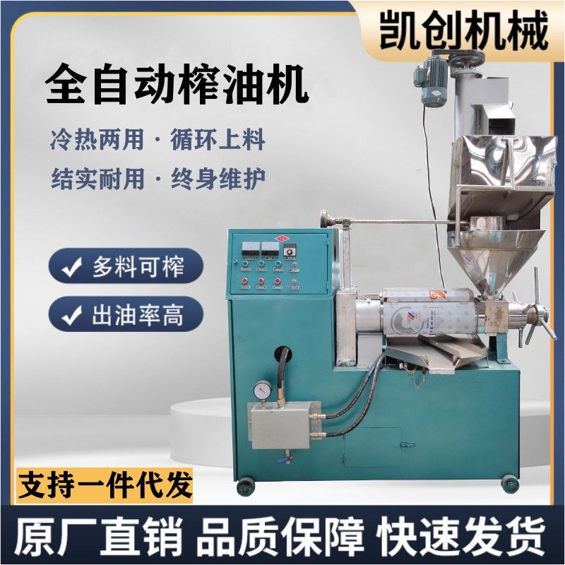 中大型茶籽榨油机全自动榨油滤油设备油坊用菜籽茶籽压榨机厂家