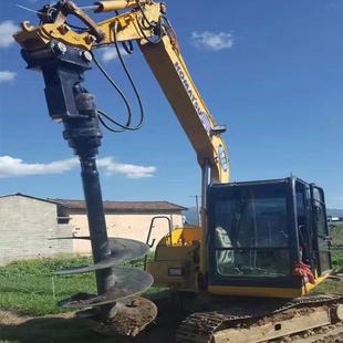 螺旋钻机液压钻机动力头旋挖钻机器电线杆钻孔机器