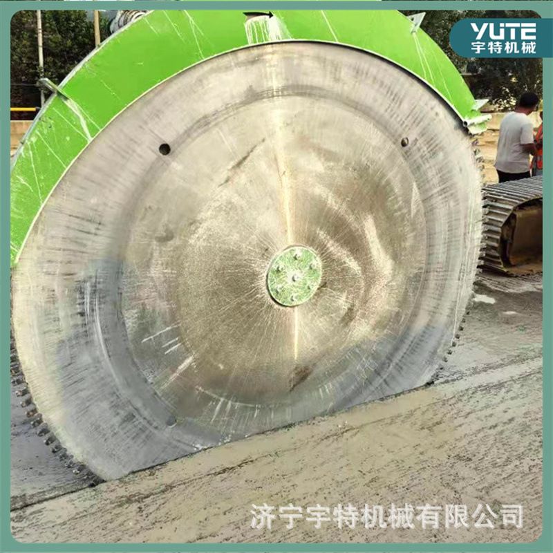 开山锯双锯片大理石花岗岩瓷砖锯片大型挖掘机岩石切割锯