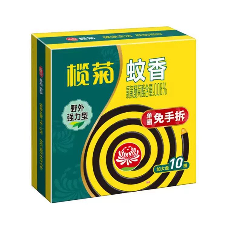 榄菊蚊香强力驱蚊户外灭蚊免拆桶装盘香无烟无味加大盘整箱批发