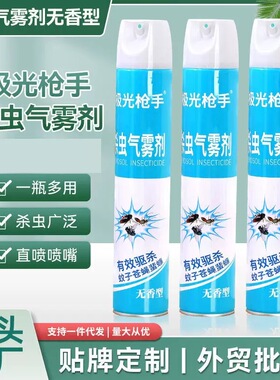 极光枪手杀虫气雾剂无香型灭蚊蟑螂药星室内喷雾剂家用苍蝇药