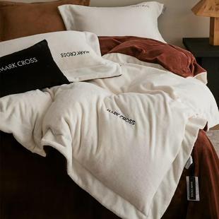 玛洛驰MARKCROSS A类抑菌吸湿排汗熊极绒四件套保暖 摩欧北极熊