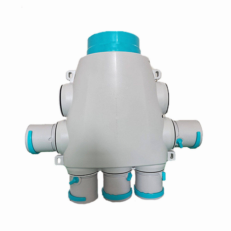 新风系统家用通风出风口换气机新风系统顶送风小型ABS分风箱