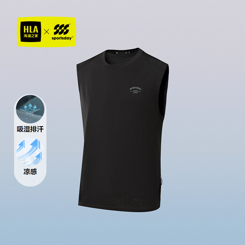 城市运动sportsday休闲背心26春夏新凉感透气短袖男
