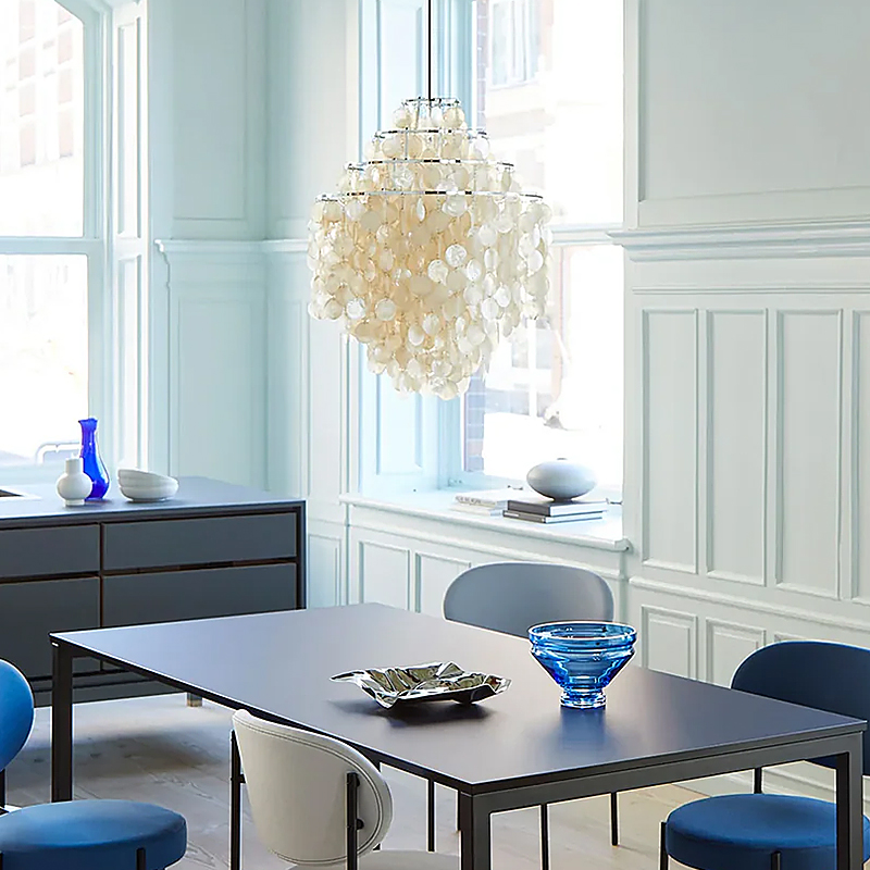 工匠品质意大利设计师verpan贝壳吊灯