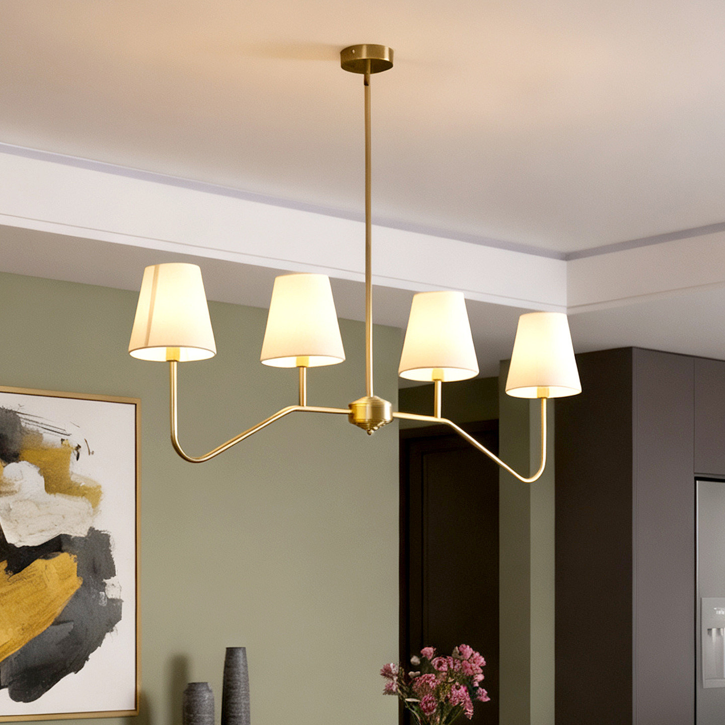 美式乡村餐厅吊灯法式复古多头吊灯复古客厅餐厅一字长条餐厅吊灯,家装灯饰光源,餐厅吊灯,淘宝优惠券,粉丝福利购,淘宝优惠卷