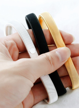 男士合金弹簧手镯臂环