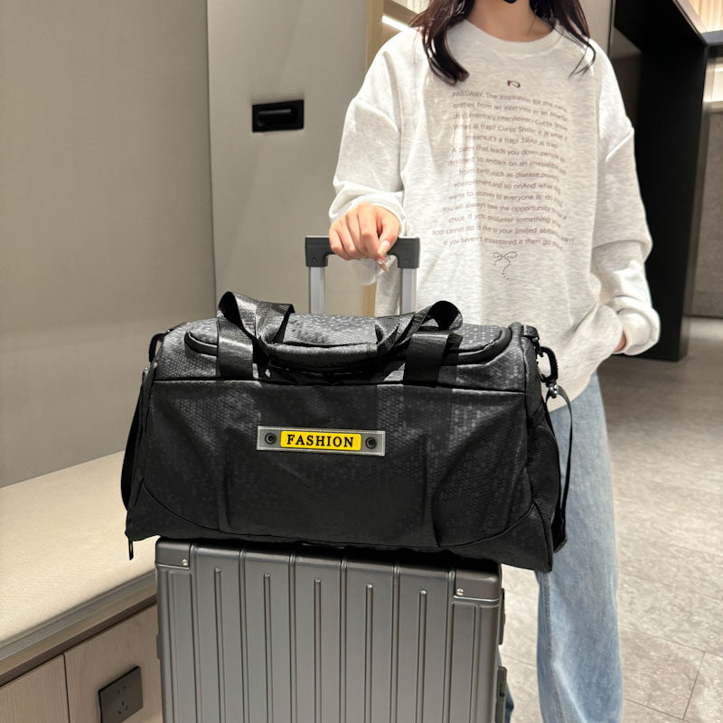 久巨短途防水手提旅行包男女单肩行李袋鞋位健身包运动包瑜伽包袋