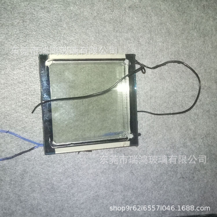 超白玻璃透明导电长方形双层钢化中空加热镀膜丝印玻璃加工