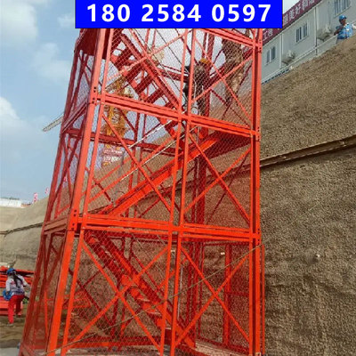 深圳厂家施工建筑安全梯笼 工地基坑梯笼 安全护笼爬梯桥墩护笼
