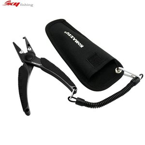 卡美斯多功能路亚钳轻便铁板钳控鱼板钳带失手绳多用途钳子批发