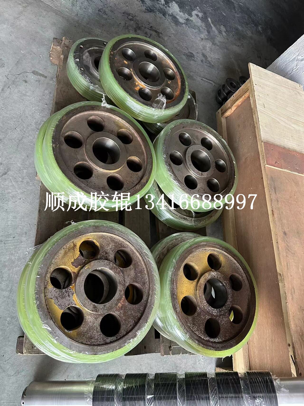 聚氨酯胶辊包胶 PU包胶轮 优力胶包胶辊 工业用胶辊 工业用胶辊