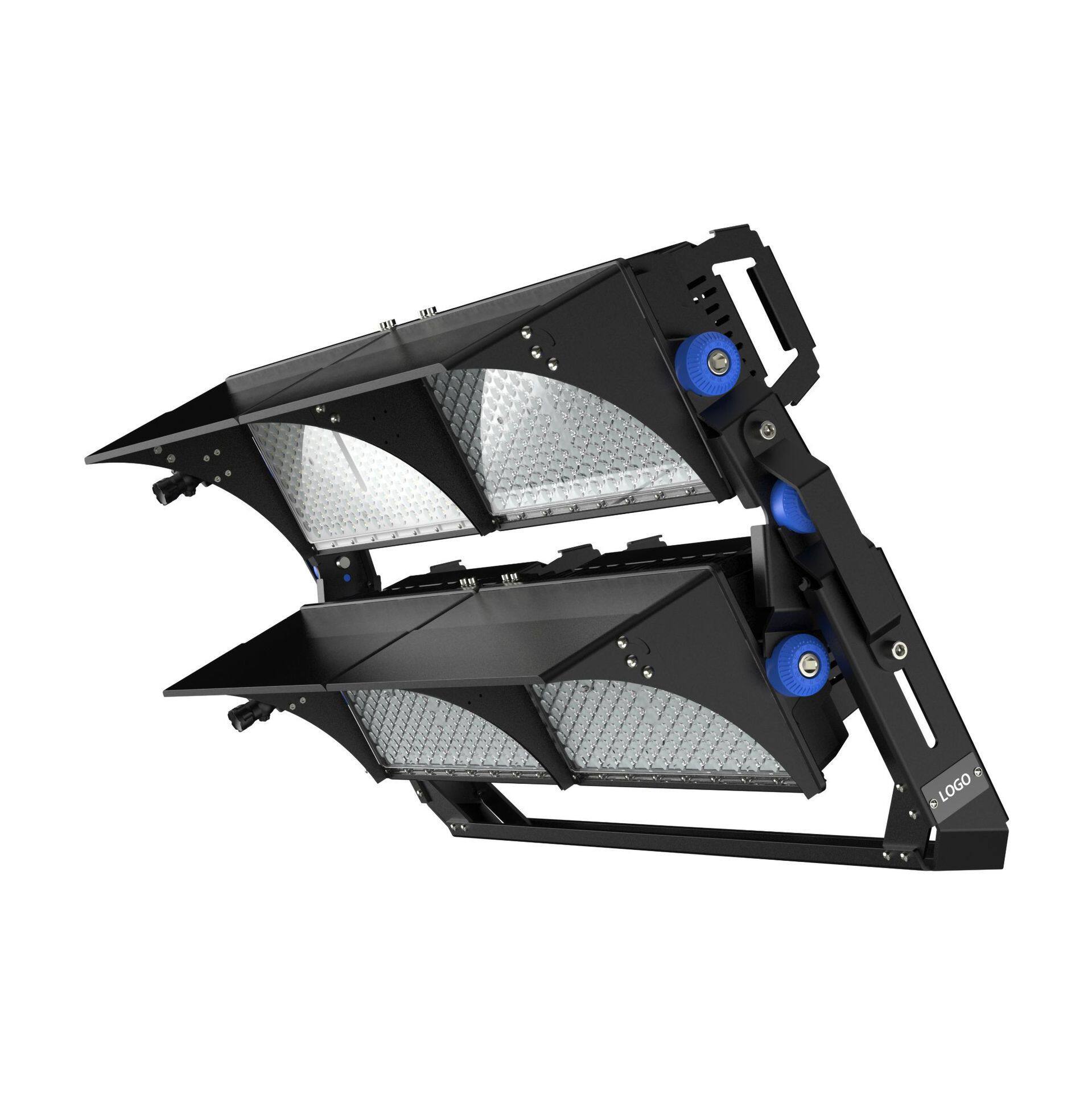 户外方形防水1000W1500W2000WLED投光灯室外超亮球场照明灯泛光灯